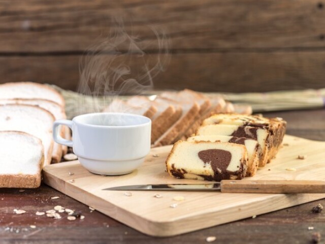 Um bolinho com café sempre caí bem!