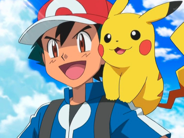 ash e pikachu