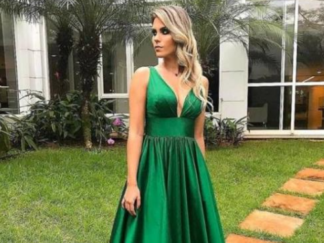 vestido verde