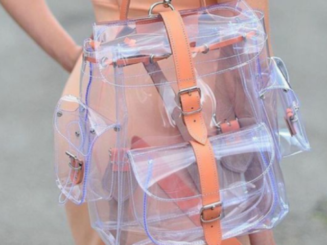 Mochila transparente