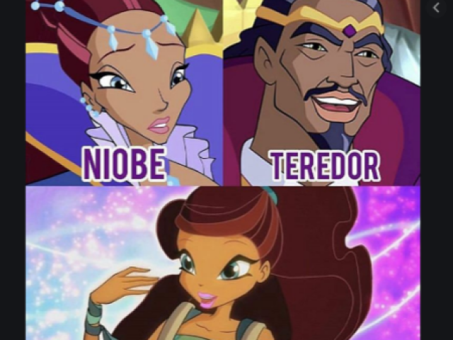 Rei Terenor, Rainha Niobe e Princesa Aisha