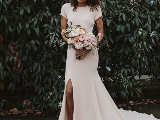 Vestido de noiva simples