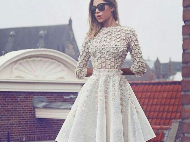 Vestido para casamento civil curto