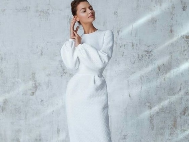 Vestido para casamento minimalista