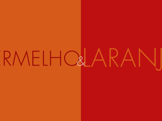 Vermelho ou laranja