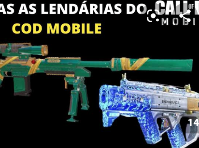 Ter uma arma lendária