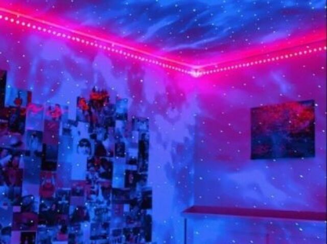 quarto de led