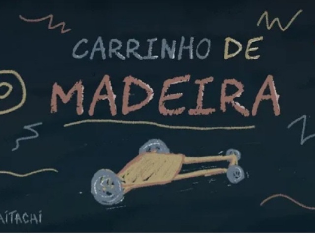 Carrinho de madeira