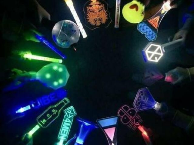 De qual grupo é esse lightstick?