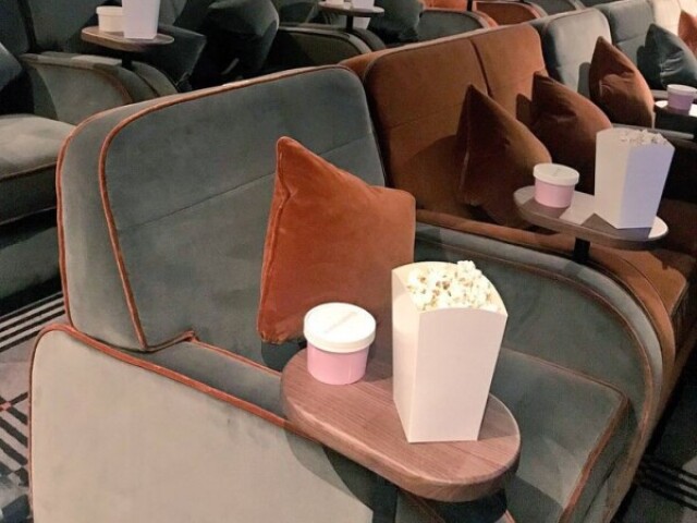 Um cinema.