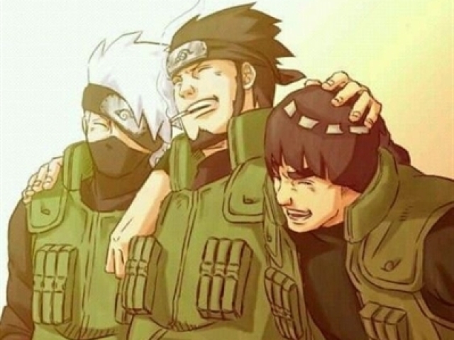 Kakashi, Gai, Asuma.