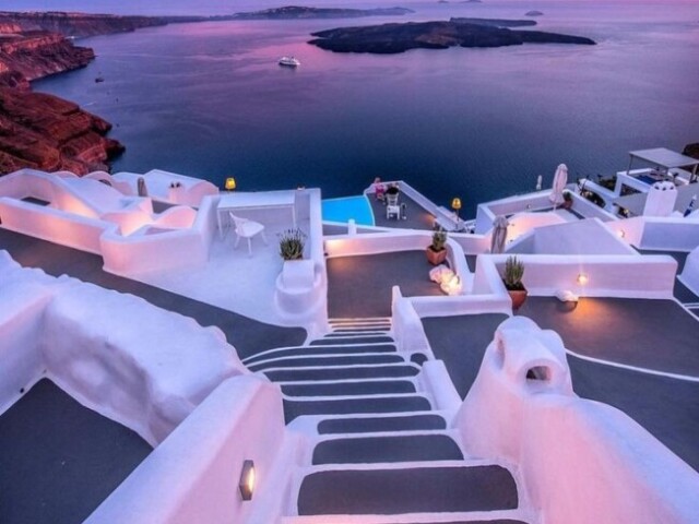 Santorini, Grécia.