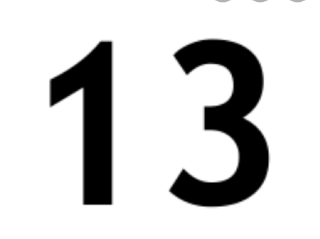 13