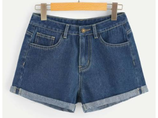 Short denim