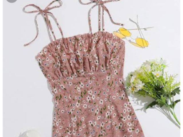 Vestido florido boho