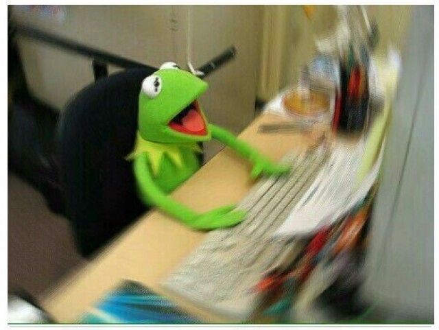 kermit desesperado