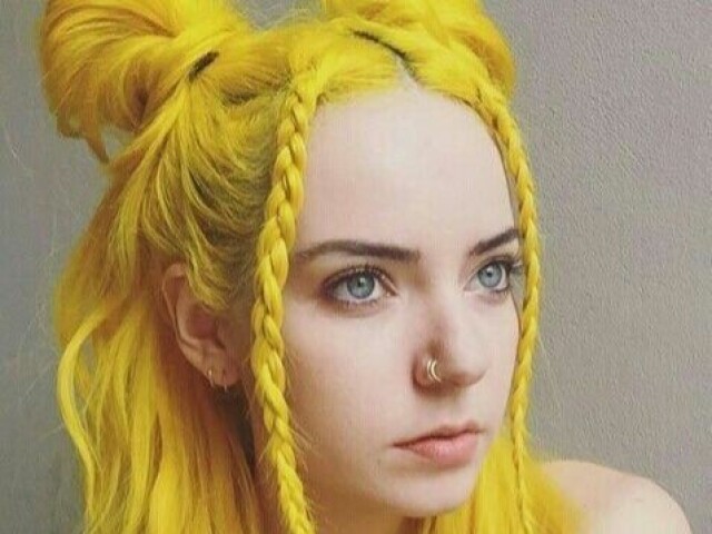 Seu cabelo seria amarelo💛