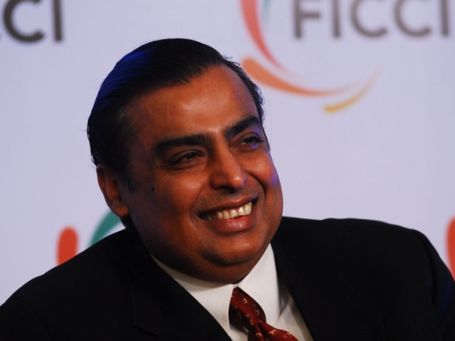 A) Mukesh Ambani;