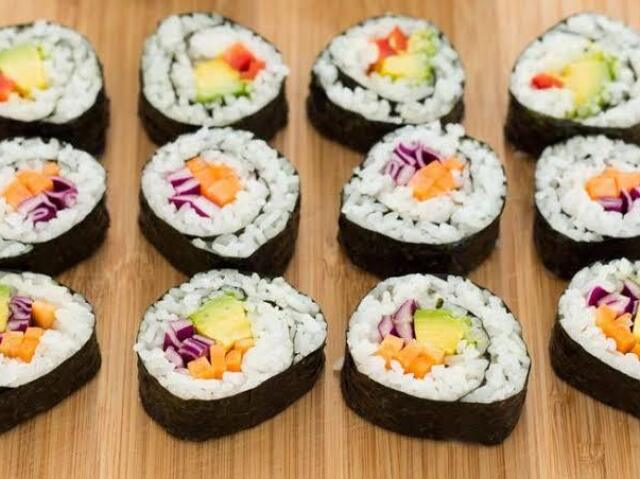 Sushi vegano