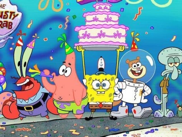 Com qual personagem de Bob Esponja você se parece?