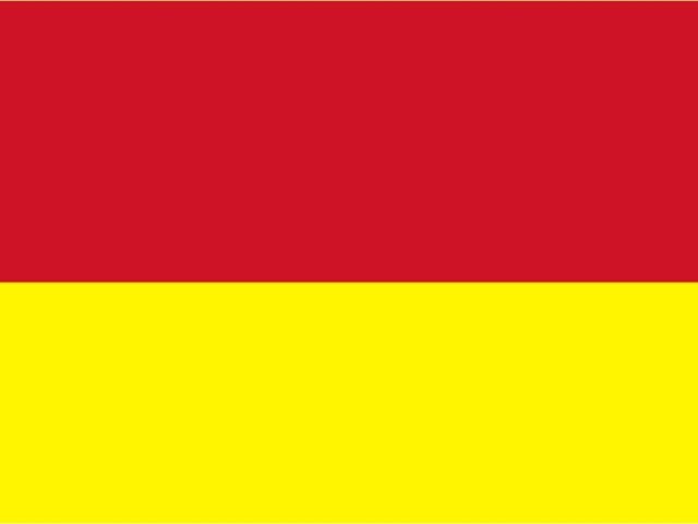 Vermelho e amarelo