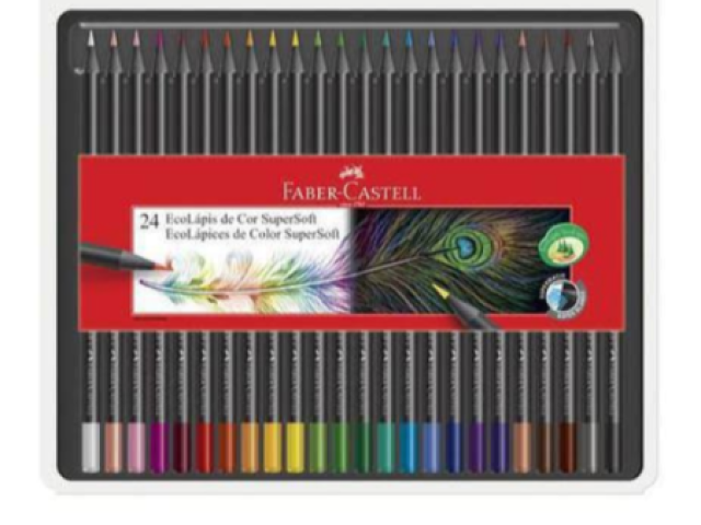 24 cores
Mais cores diferentes