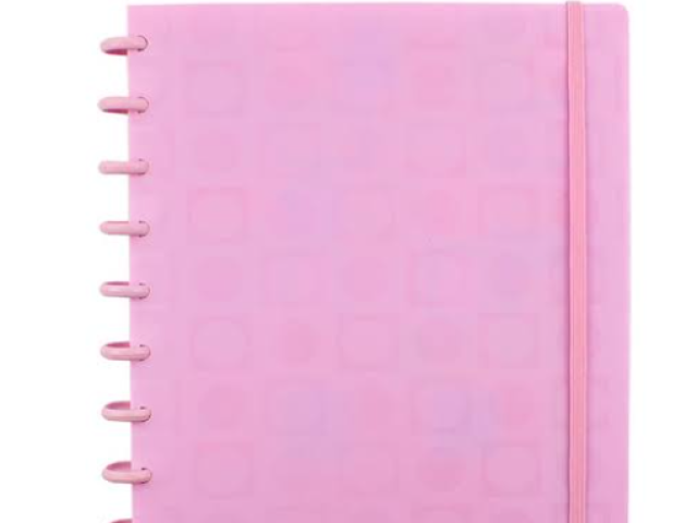 Caderno inteligente rosa forte