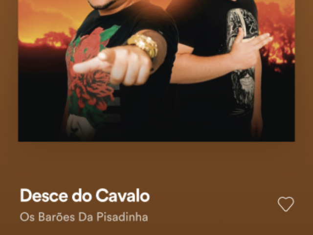 Desce do Cavalo