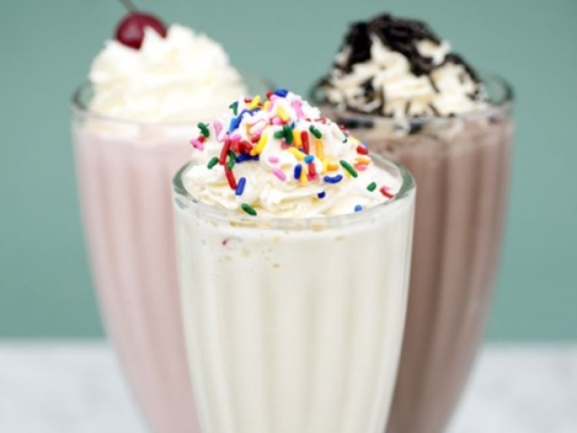 Um milkshake!