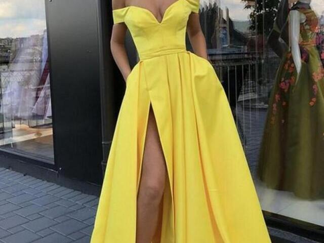 vestido amarelo