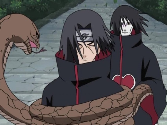 Orochimaru e Itachi