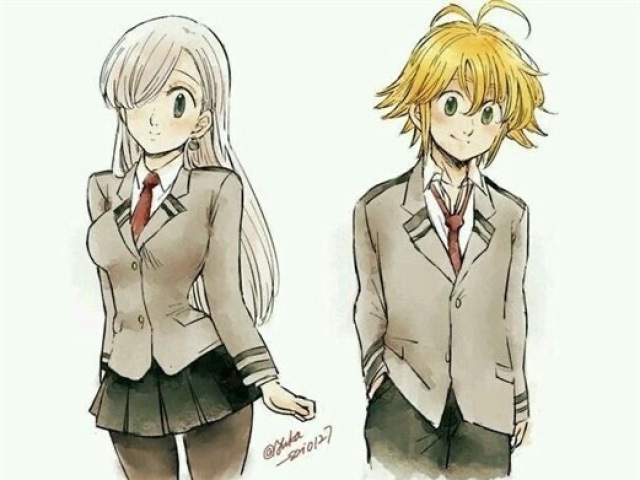 Meliodas e Elizabeth