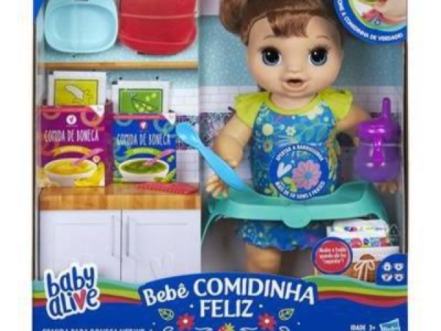 Bebe comidinha feliz