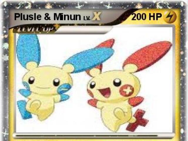 plusle e minun