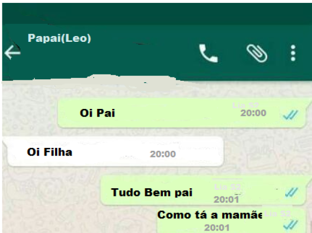 Conversar com o pai