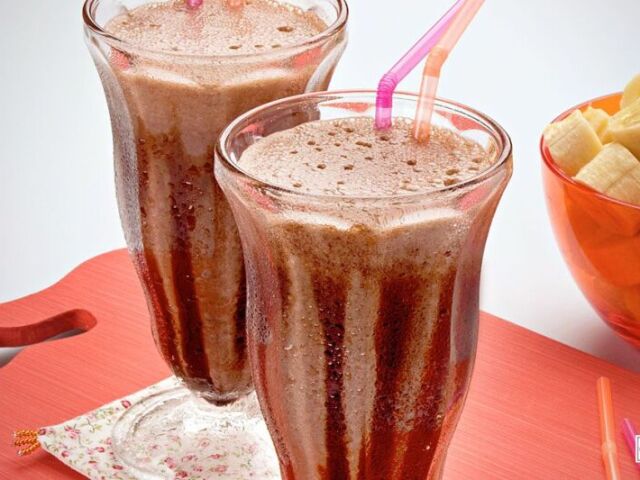 milk shake de chocolate