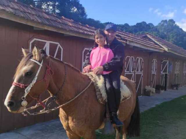 Andar a cavalo com meu pai