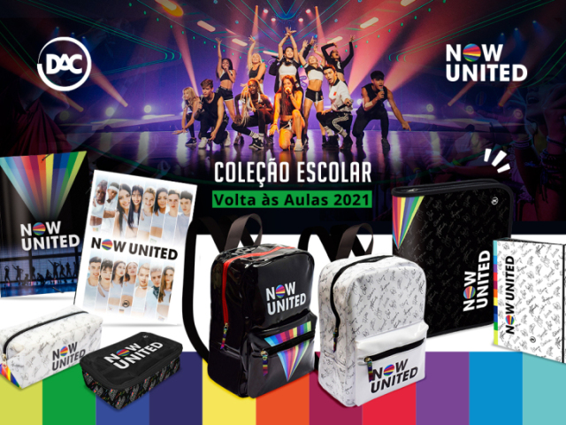 Crie seu material escolar do Now United