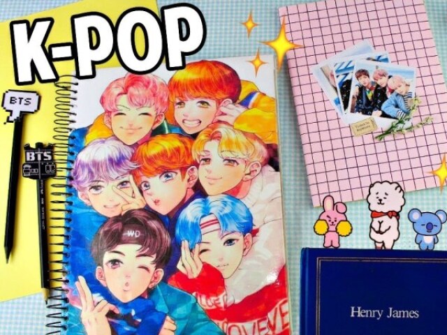 Monte seu material escolar do BTS