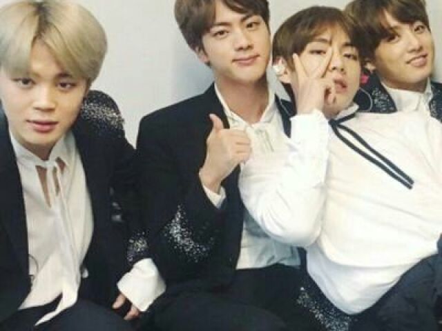 Jin, Jungkook, Jimin e Taehyung