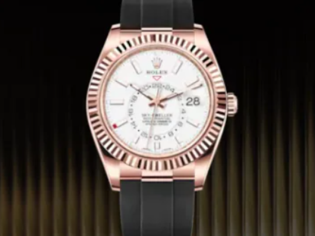 Sky-Dweller em ouro rosa