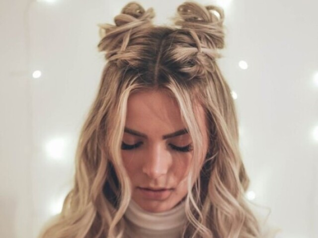 Esse penteado.