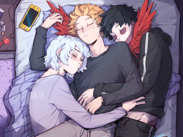 dabi x hawks x shigaraki