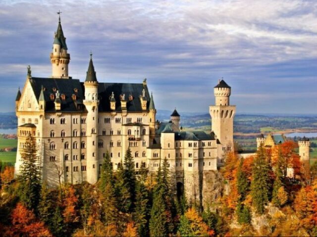 castelo neuschwanstein na Schwangau, Alemanha