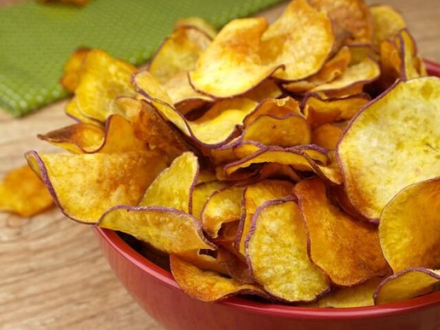 chips de batata doce