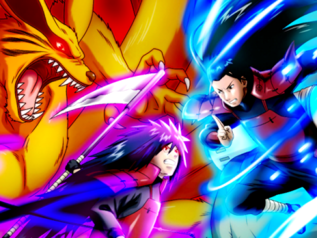 Madara vs primeiro Hokage