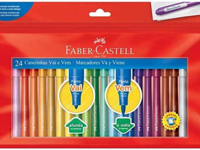 Essa Faber Castell tá virando moda hein!?