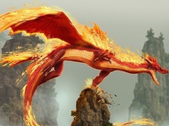 Dragão de fogo