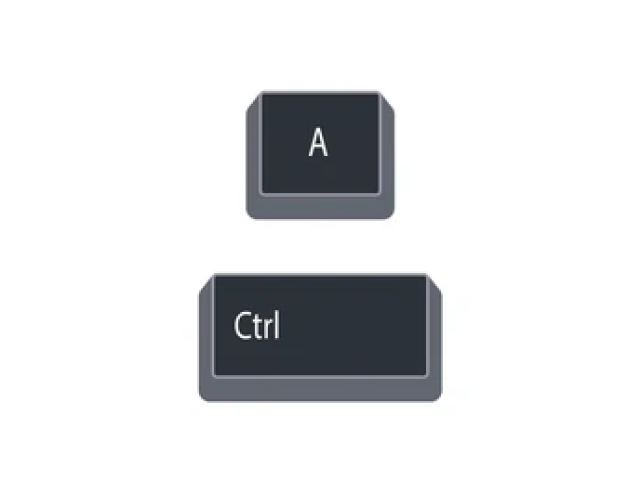 Ctrl + A