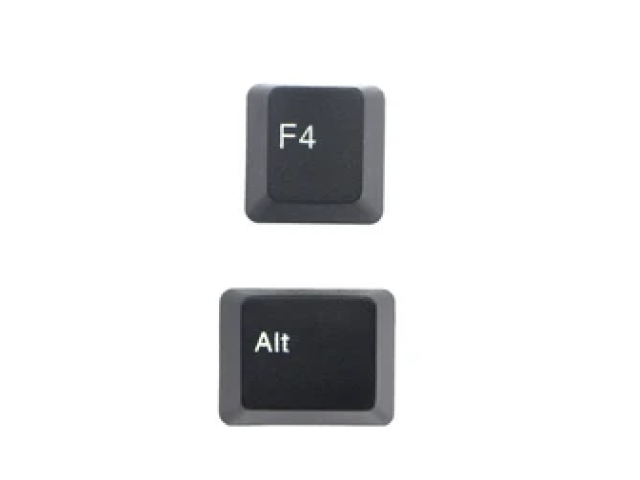 Alt + F4